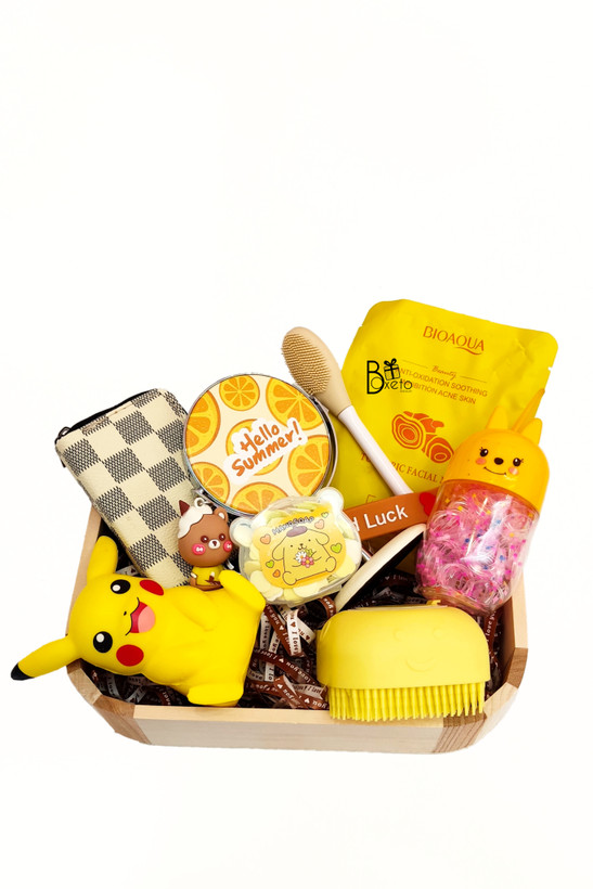 باکس هدیه زرد