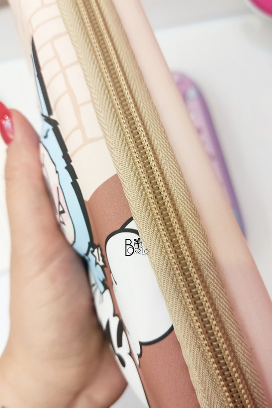 جامدادی با زیپ دوتایی